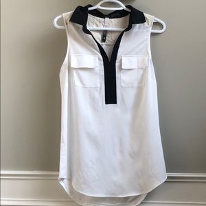 Kensie collared tank